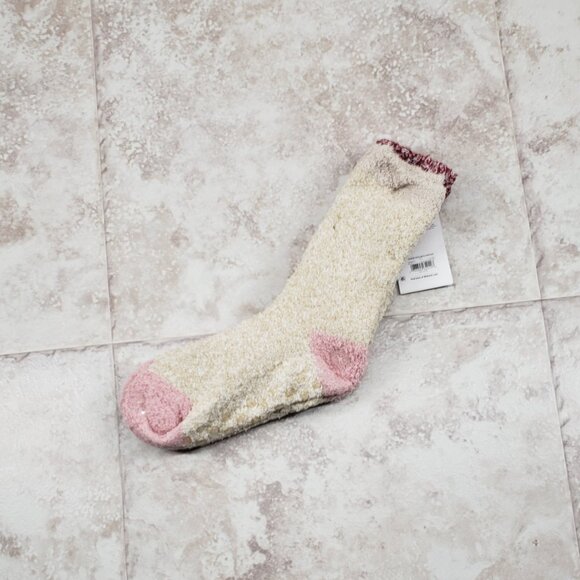 Booties Crew Fuzzy Grippers Joyspun Lounge Non Slip 2 Pair Socks Womens Sz 4-10 - Picture 3 of 7